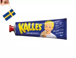 Kalles Kaviar, 190g (6.7 oz.) Tube, Swedish Kalles Kaviar Creamed Smoked... - $9.73