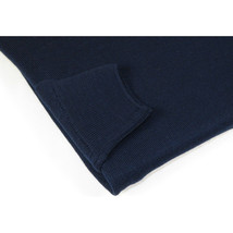 Men PRINCELY Made in Turkey Soft Merinos Wool Sweater Knits Mock 1011-00 Navy image 5