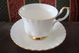 Compatible with Royal Albert, Compatible with England, cup and saucer, Val D&#39;Or  - £42.38 GBP