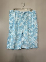 Tommy Bahama Men&#39;s Blue/White Tropical Sleep/Lounge Shorts L NWT - £22.48 GBP