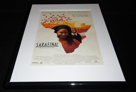 Sarafina 1992 Framed 11x14 ORIGINAL Vintage Advertisement Whoopi Goldberg - £27.68 GBP