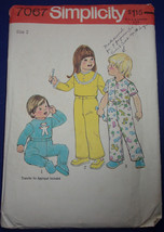 Simplicity Toddlers’ Pajamas Size 2 #7067  - $5.99