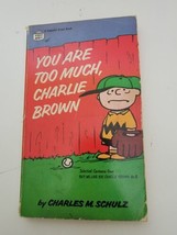 You Are Too Much Charlie Brown 1967 Vintage Book Paperback - £15.40 GBP