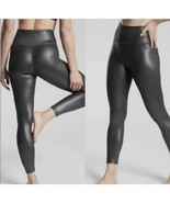 NWT Womens 28&quot; Athleta Elation Shine Tight Metallic Silver / Gray Size M... - $834.99 MXN