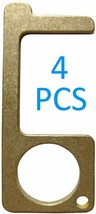 No-Touch, 4PCS, Portable EDC Door Opener, Brass Door Opener Stylus Hygie... - $12.86