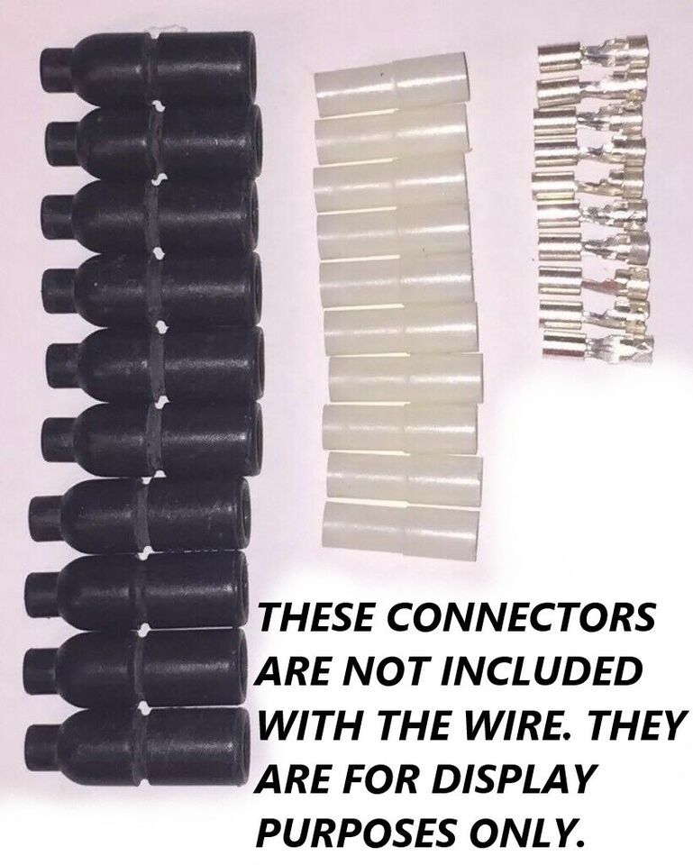 25' Prestolite Military Wire 14 Awg 14 Gauge Wiring Harness fits