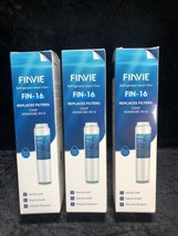 3 FINVIE FIN-16 Refrigerator Water Filter Replacement For GE-GSWF &amp; KENM... - £7.92 GBP