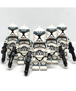 Wolfpack Clone Trooper Minifigures Star Wars Phase 1 Clones 5x US SHip - $767.33 MXN