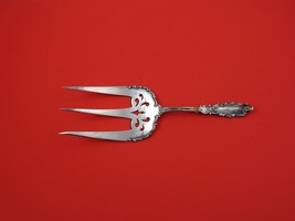 Luxembourg by Gorham Sterling Silver Toast Serving Fork Pierced w/ Enamel 7 7/8&quot; - £388.17 GBP