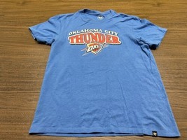 OKC Thunder Men’s Blue NBA Basketball T-Shirt - ‘47 Brand - Small - £11.78 GBP