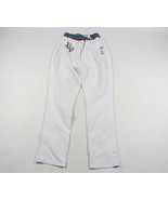 Vtg 90s Champion 36 NBA Authentic Detroit Pistons On Court Pants White 9... - $135.33 CAD