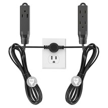 Twin Extension Cord Power Strip, 12 Feet Double Extension Cord - 6 Feet ... - $39.99