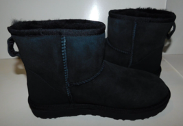 UGG Australia Black Classic Mini II Sheepskin Boots Size 6 Brand New - $180.00