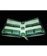 Green Leather Zippered Case  Made in Spain NIB - €123,94 EUR