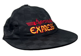 Vintage Aeroquip Express Hat Cap Hydraulic Hose Company Snapback Black USA Made - £15.73 GBP