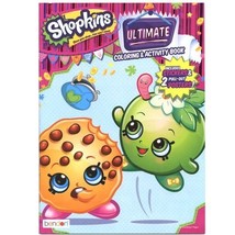 Shopkins Ultimate Coloring &amp; Activity Book- includes stickers &amp; 2 poster... - $6.99