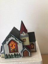 Vintage Lemax Porcelain Dickensvale Lighted House Church Village Collect... - $34.65