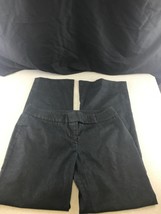 New York &amp; Company Womens Size 6 Stretch Slacks Dark Gray Kg CC - $280.60 MXN