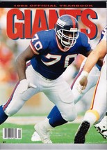 1992 NFL New York Giants Yearbook Football Lawrence Taylor - $44.55