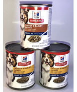 Hill&#39;s Science Diet Wet Dog Food,2-Chicken &amp; Barley/1-Turkey &amp; Barley 13... - $34.53