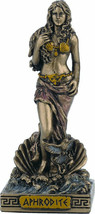 Greek Goddess Aphrodite / Venus Emerging Cold Cast Bronze miniature 8.7cm /3.4&#39; - £28.41 GBP