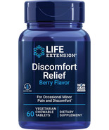 Life Extension Pea Discomfort Relief (Berry Flavor)  60 Vegetarian chewa... - $24.75