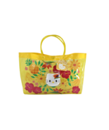 Sanrio - Hello Kitty Vinyl Tote Bag with plush mascot | Vintage - $455.40 MXN