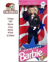 Stars and Stripes Army Barbie 7459 Mattel NIB Vintage 1991 Barbie - £23.94 GBP