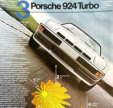 Porsche 924 Turbo Charger On The Track 1979 Advertisement Automobilia DWKK4 - $24.99