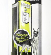 1947 Wayne Gasoline Pumps Advertisement Gas Indiana German Shepherd DWJJ23 - $29.99