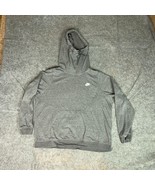 Nike Womens Hoodie 1X Plus Gray White Sweatshirt Sweater Air Lounge Spor... - $24.98