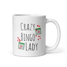 Bingo Player Funny Gag Coffee Mug Crazy Bingo Lady - £15.97 GBP