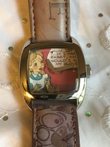 Walt Disney Collection Alice In Wonderland Watch MC0373 Comic Strip Band - £47.11 GBP
