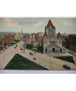 Vintage post card of “Copley Square, Trinity Church from roof of Library... - $15.00