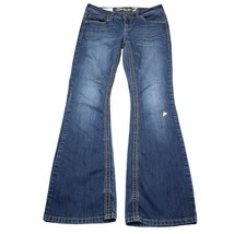 Seven7 Jeans Womens 6 Blue Mid Rise Bootcut Medium Wash Pocket Denim Pants - $28.59