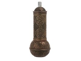 LaModaHome Copper Manual Hand Grinder Mill for Turkish Greek Arabic Coffee Beans - £15.06 GBP