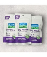 3 x Smart Mouth Dry Mouth Dual-Action Mints, 50pc Per Bag, 150 Total Mints - £26.50 GBP