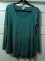 Nwt Lularoe Llr Size Xs Lynnae Long Sleeve Summer Green Solid #43 - £22.45 GBP