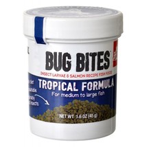 Fluval Bug Bites Tropical Formula Granules for Medium-Large Fish 1.6 oz - $9.89