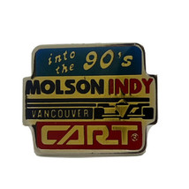 1990 Molson Indy Coors Beer Vancouver IndyCar PPG Race Car Racing Lapel Hat Pin - £6.28 GBP