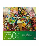Big Ben MB 750 Piece Puzzle Sweets And Treats Candy Cookies Complete - $26.42