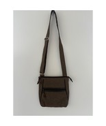 Thirty-One Brown Quilted Crossbody Bag W Adjustable Strap &amp; Front Zipper... - $437.15 MXN