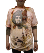 RIP Jimi hand printed and Tie Dye on pure Cotton Penguin T-shirt - $30.00