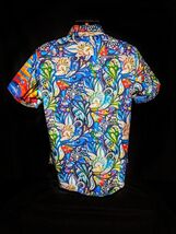 Robert Graham Emilio Short Sleeve Shirt Size Medium image 2