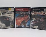 Need for Speed: Underground &amp; Carbon &amp; Pro Street Complete CIB Bundle lot - £23.11 GBP