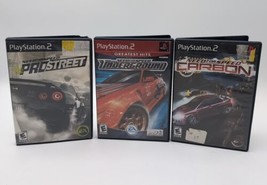 Need for Speed: Underground &amp; Carbon &amp; Pro Street Complete CIB Bundle lot - £23.11 GBP
