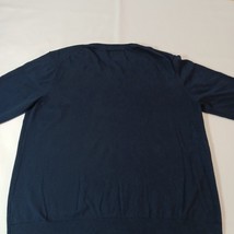 St John's Bay V-Neck Men's Blue Cotton Cashmere Blend Pullover Sweater Size XL image 11