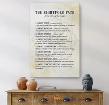 The Eightfold Path Wall Art Buddhism Eightfold Path Motivational Art Decor -PA29 - $24.65+