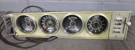 64 FURY CLUSTER WITH CLOCK!!! - NICE! - FURY SAVOY BELVEDERE deluxe - $585.00