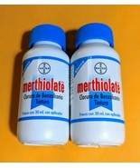 2x Bayer MERTHIOLATE Blanco Tintura †First Aid Antiseptic White 60ml/ea - $14.99